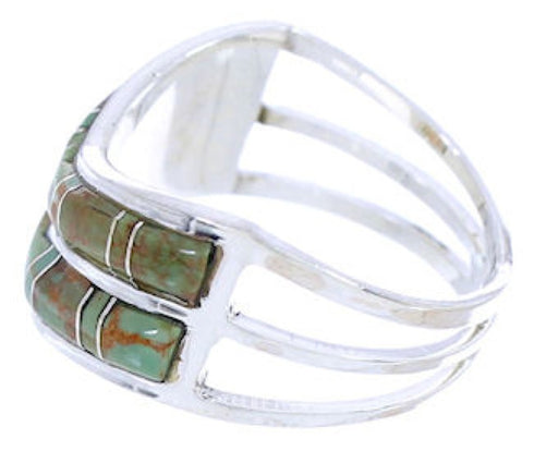 Turquoise Genuine Sterling Silver Ring Size 5-1/2 GS73692